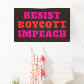 Verzet Je Weer Impeach Spandoek (Insitu)