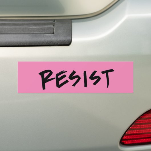 Verzet me tegen Bumpersticker (Op auto)