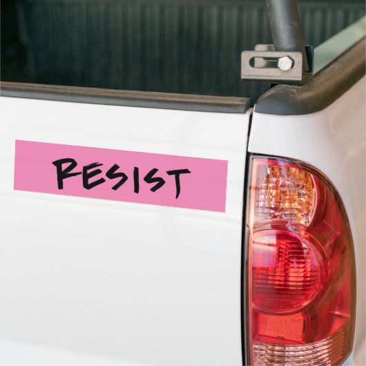 Verzet me tegen Bumpersticker (Op Truck)