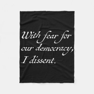 Verzet Met Angst Voor Onze Democratie Ik Ben Het E Fleece Deken