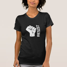 Verzet met vuist - in wit 0002 t-shirt