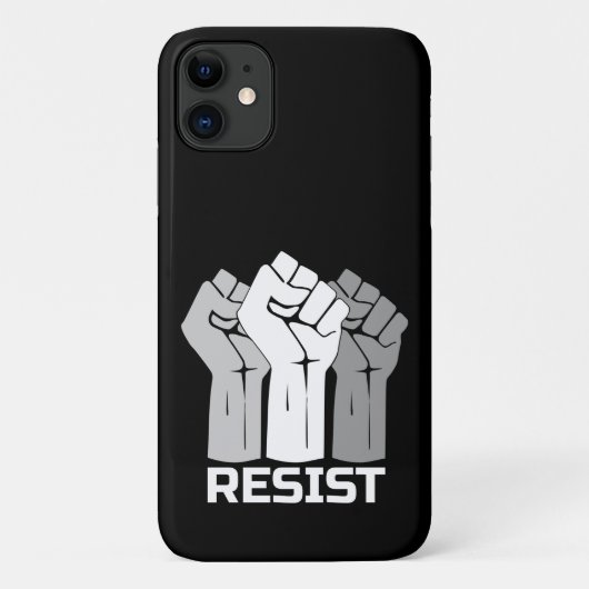 Verzet met vuist - in wit 0003 Case-Mate iPhone case (Achterkant)