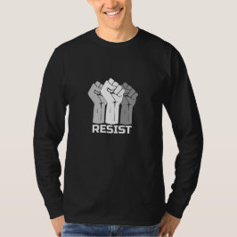 Verzet met vuist - in wit 0003 t-shirt