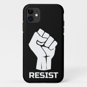 Verzet met vuist - in wit Case-Mate iPhone case