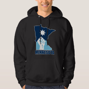 Verzet Minnesota Gebalde Vuist Hoodie