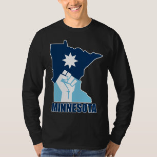 Verzet Minnesota Opgeheven Vuist T-shirt