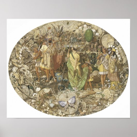 Verzet: Oberon en Titania, 1854-58 Poster (Voorkant)