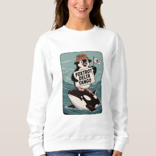 Verzet Pinguïn Activisme Vintage Protest Trui