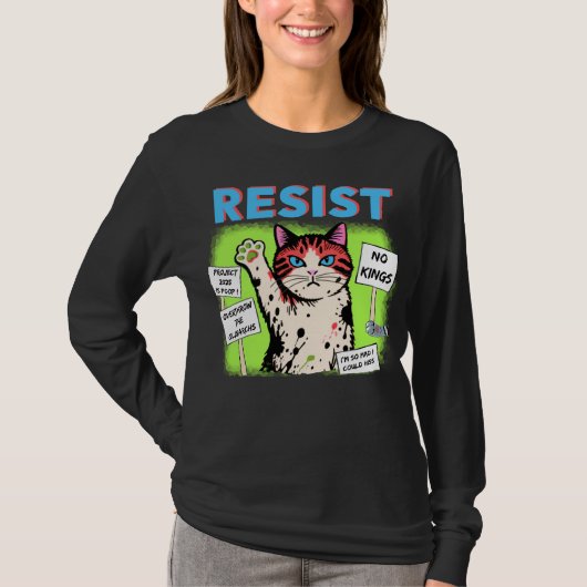 Verzet Protest Kat 2025 T-shirt (Voorkant)