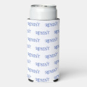 VERZET Stemming Blauw Seltzer Blikjeskoeler (Seltzer Achterkant)