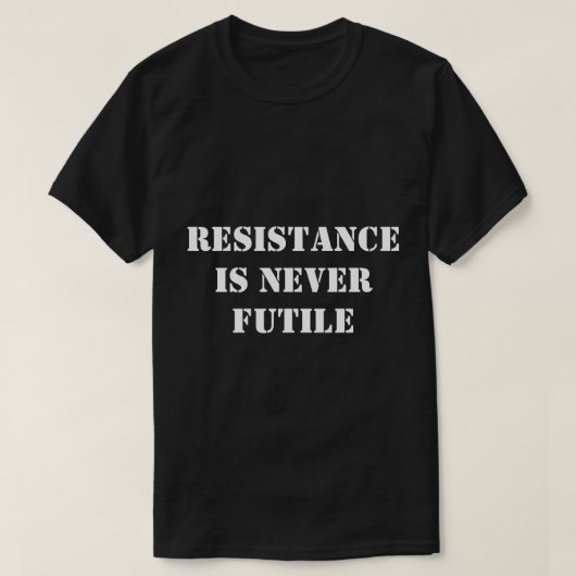 verzet t-shirt (Design voorkant)