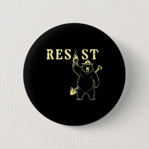 Verzet tegen Beer Eerste Protest Gelijkheid tegen Ronde Button 5,7 Cm
