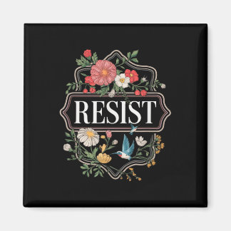 Verzet tegen bloemenprotest Trump Anti Trump Magneet