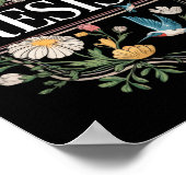 Verzet tegen bloemenprotest Trump Anti Trump Poster (Hoek)