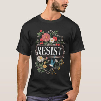 Verzet tegen bloemenprotest Trump Anti Trump T-shirt