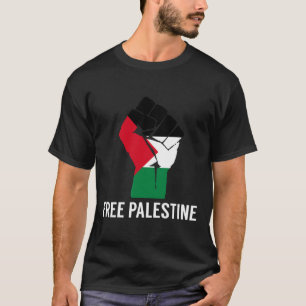 Verzet tegen de eerste Palestijnse vlag - Vrij Pal T-shirt