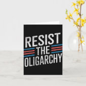 Verzet tegen de oligarchie tegen Trump 2 Kaart (Gele Bloem)