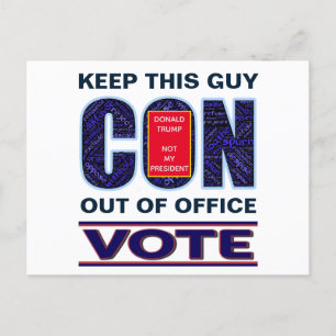 Verzet tegen de presidentsverkiezingen van 2024 briefkaart