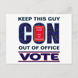Verzet tegen de presidentsverkiezingen van 2024 briefkaart
