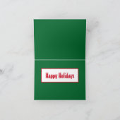 Verzet tegen de protestfoto van de activistische F Feestdagen Kaart (Binnen)