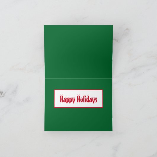 Verzet tegen de protestfoto van de activistische F Feestdagen Kaart (Binnen)