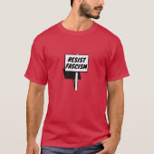 Verzet tegen fascisme - een MisterP-Shirt T-shirt (Voorkant)