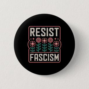 Verzet tegen fascisme Protest Trump Anti Trump 3 Ronde Button 5,7 Cm