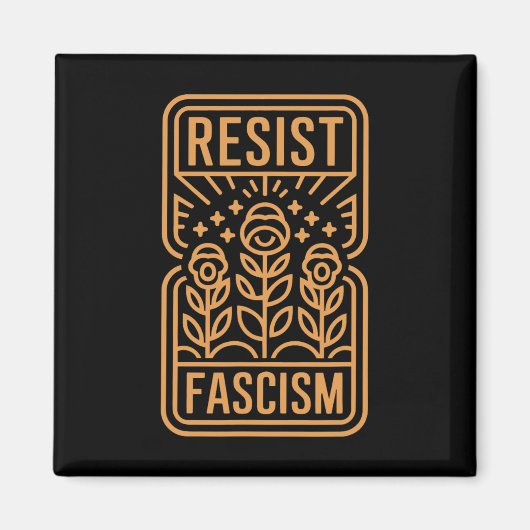 Verzet tegen fascisme protesteert tegen Trump Magneet (Voorkant)