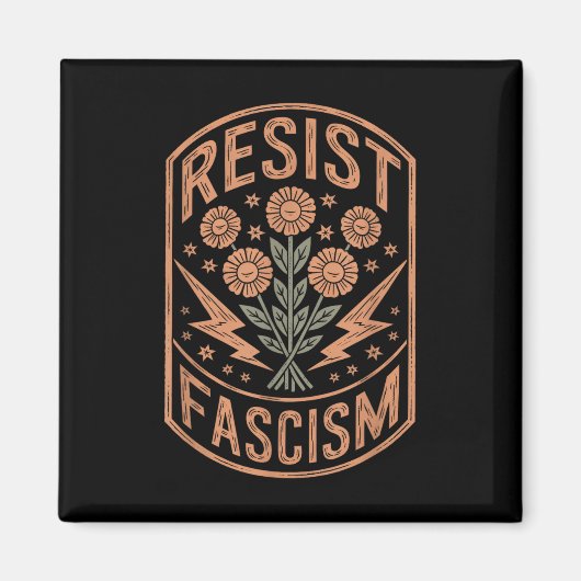 Verzet tegen fascisme protesteert tegen Trump Magneet (Voorkant)