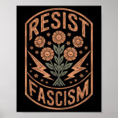 Verzet tegen fascisme protesteert tegen Trump Poster (Voorkant)