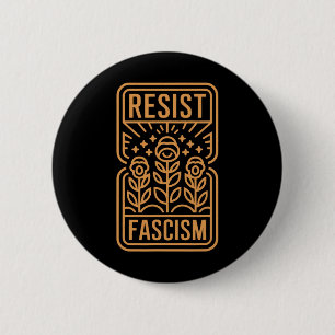 Verzet tegen fascisme protesteert tegen Trump Ronde Button 5,7 Cm