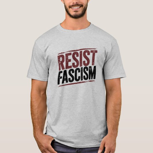 Verzet tegen fascisme T-shirt (Voorkant)