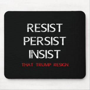 Verzet tegen het aftreden van Trump als anti-Trump Muismat