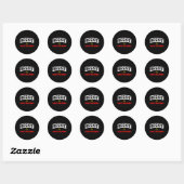 Verzet tegen het socialisme 1 ronde sticker (Vel)