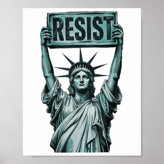 Verzet tegen het Vrijheidsbeeld protesteert tegen Poster (Voorkant)
