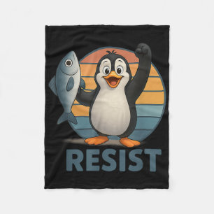 Verzet tegen pinguïn-activisme Pinguïns Protest Te Fleece Deken