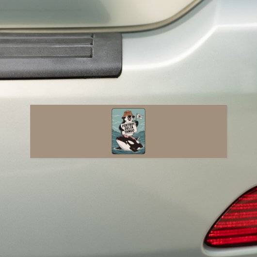 Verzet tegen pinguïn-activisme protest bumpersticker (Op auto)