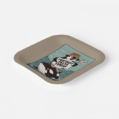 Verzet tegen pinguïn-activisme  protest papieren bordje (Gebogen)