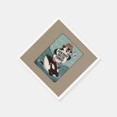 Verzet tegen pinguïn-activisme  protest servet (Hoek)