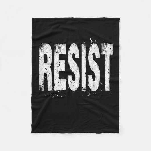 Verzet tegen politiek protest fleece deken (Voorkant)