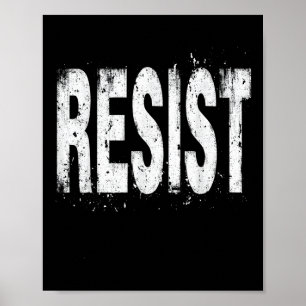 Verzet tegen politiek protest poster