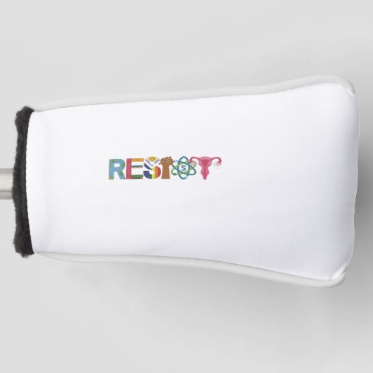 Verzet tegen Shirt Verzet Strijd Eerste Protest Li Golfheadcover (Voorkant)