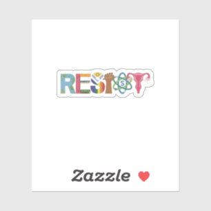 Verzet tegen Shirt Verzet Strijd Eerste Protest Li Sticker