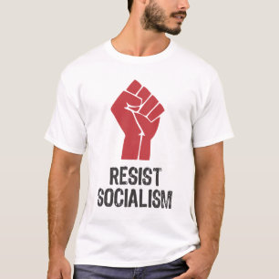 verzet tegen socialisme t-shirt