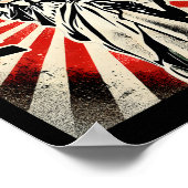 Verzet tegen T-shirt Vrijheidsbeeld Verzet tegen a Poster (Hoek)