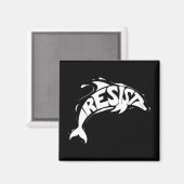 Verzet tegen Trump-dolfijnprotest tegen politieke  Magneet (Voorkant / Achterkant)