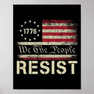 Verzet tegen Trump-protest tegen de anti-politieke Poster