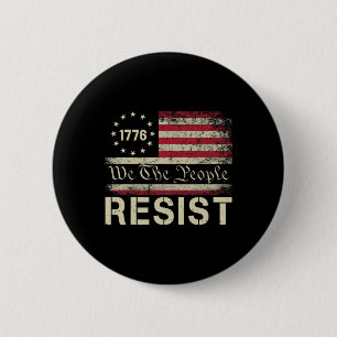 Verzet tegen Trump-protest tegen de anti-politieke Ronde Button 5,7 Cm