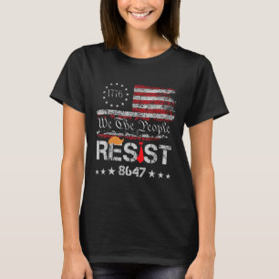 Verzet tegen Trump-protest tegen de anti-politieke T-shirt