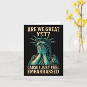 Verzet tegen Vrijheidsbeeld We Are Great Yet Kaart (Gele Bloem)